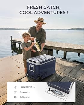 Amazon.com: EKOJUCE 12 Volt Refrigerator Portable Fridge Freezer