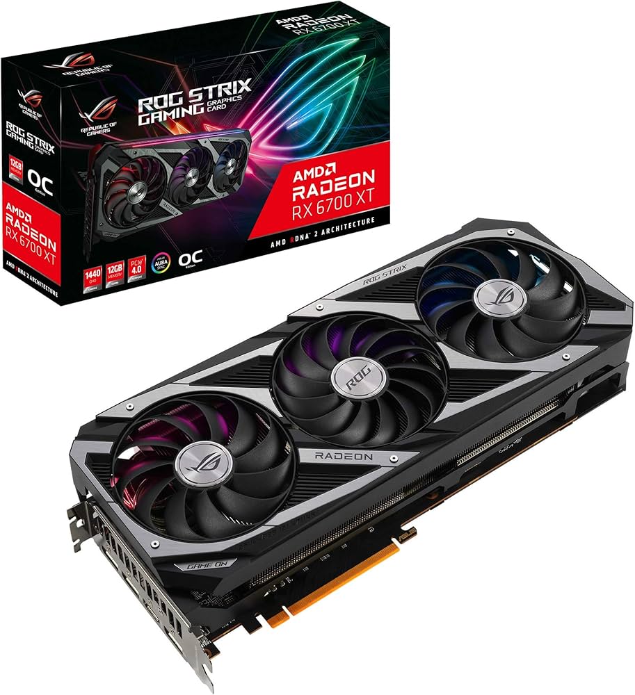 Amazon | ASUSTek AMD Radeon RX6700XT 搭載 トリプルファンモデル