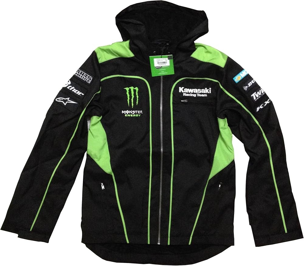 Amazon.co.jp: Kawasaki Racing ジャケット SuperBike モンスター