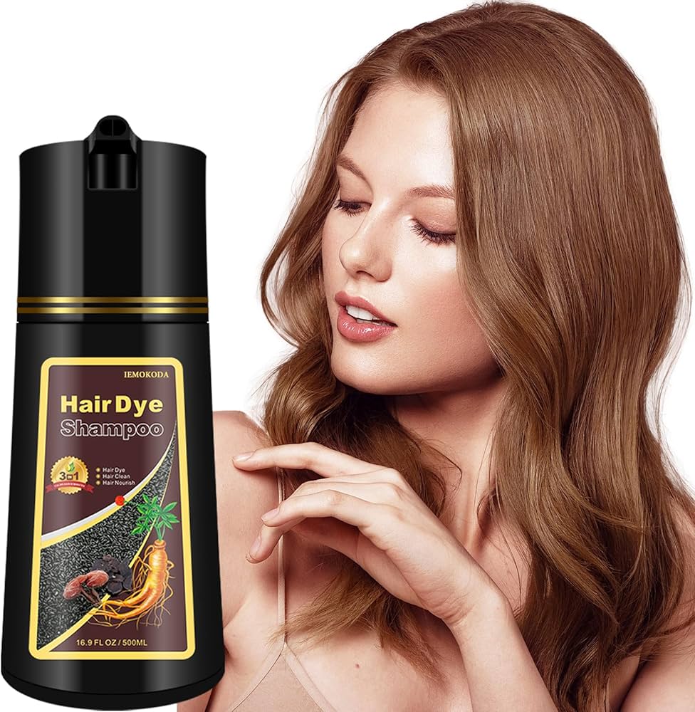 Amazon.com : Onilyua Natural Light Brown Hair Dye Shampoo 3 in 1