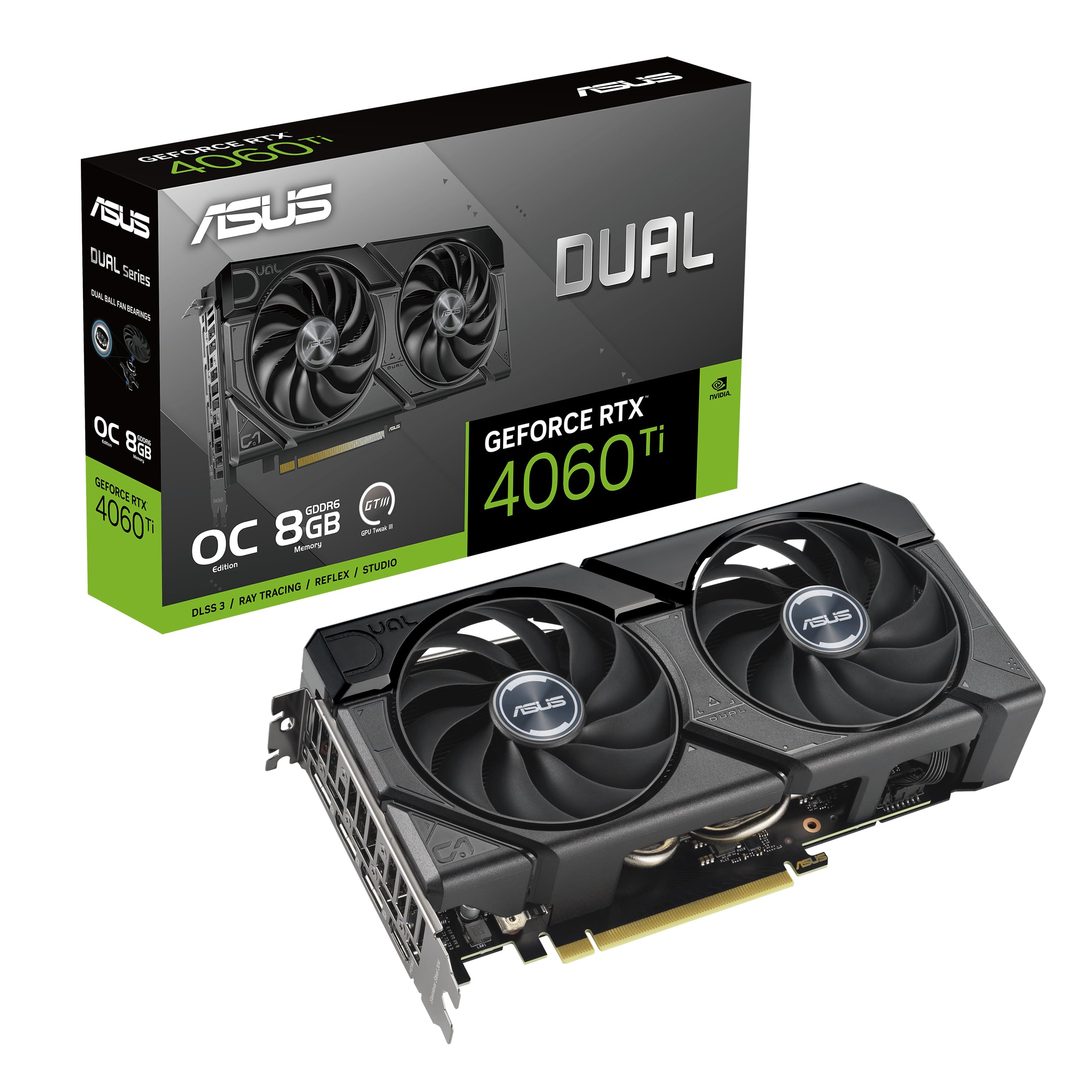 Amazon.com: ASUS Dual GeForce RTX™ 4060 Ti EVO OC Edition 8GB