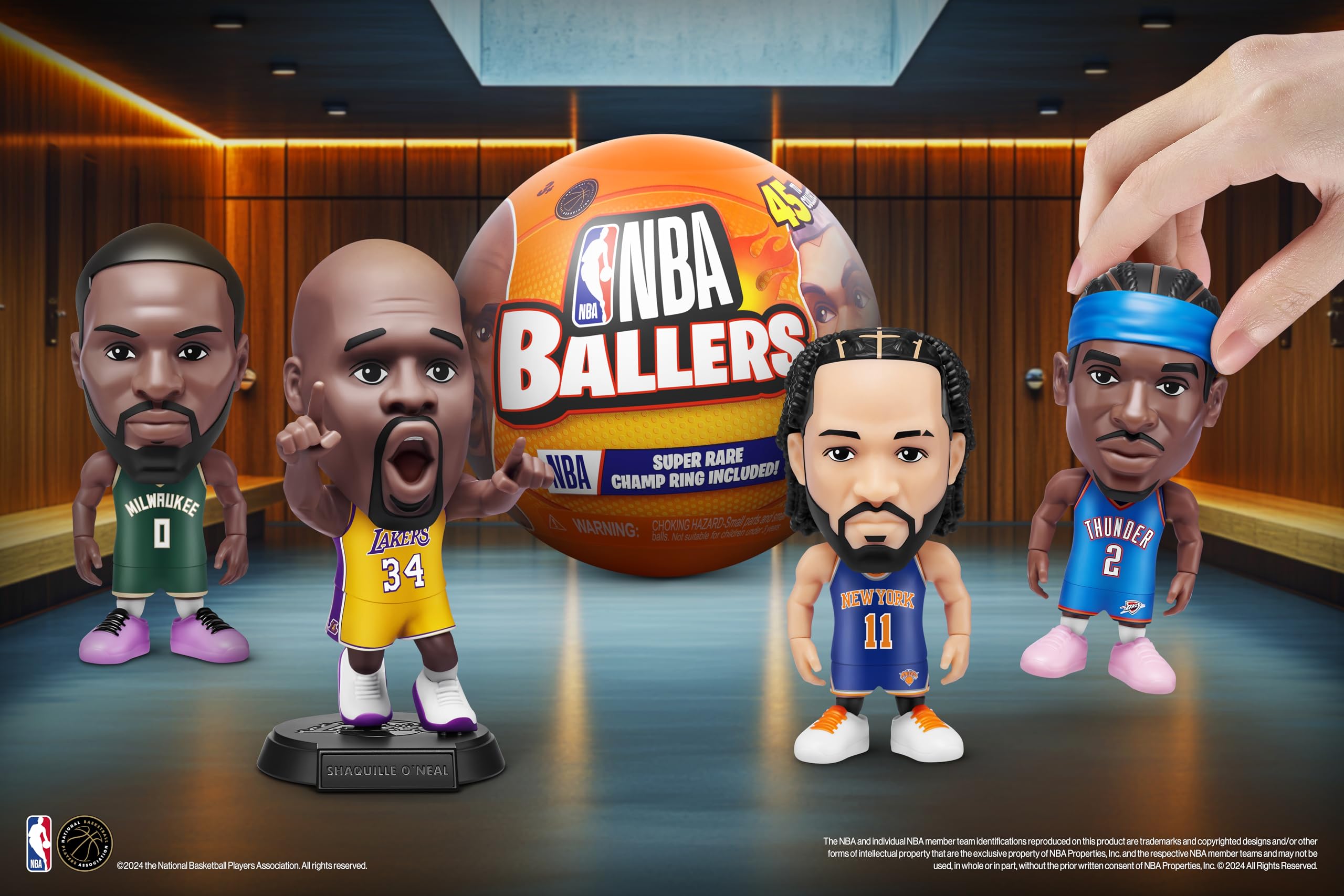 Amazon.co.jp: ZURUのサプライズNBAボーラーシリーズ25個。NBA