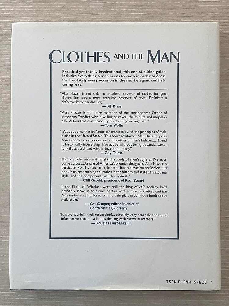 Amazon | Clothes and the Man: The Principles of Fine Men's Dress