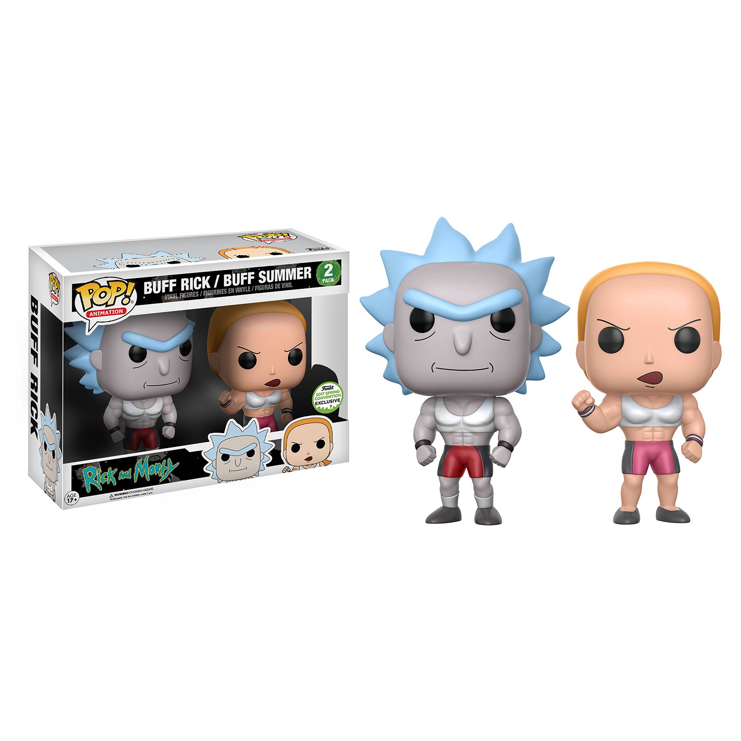 Amazon.com: Funko POP Animation Rick and Morty 2pk Vinyl Buff Rick