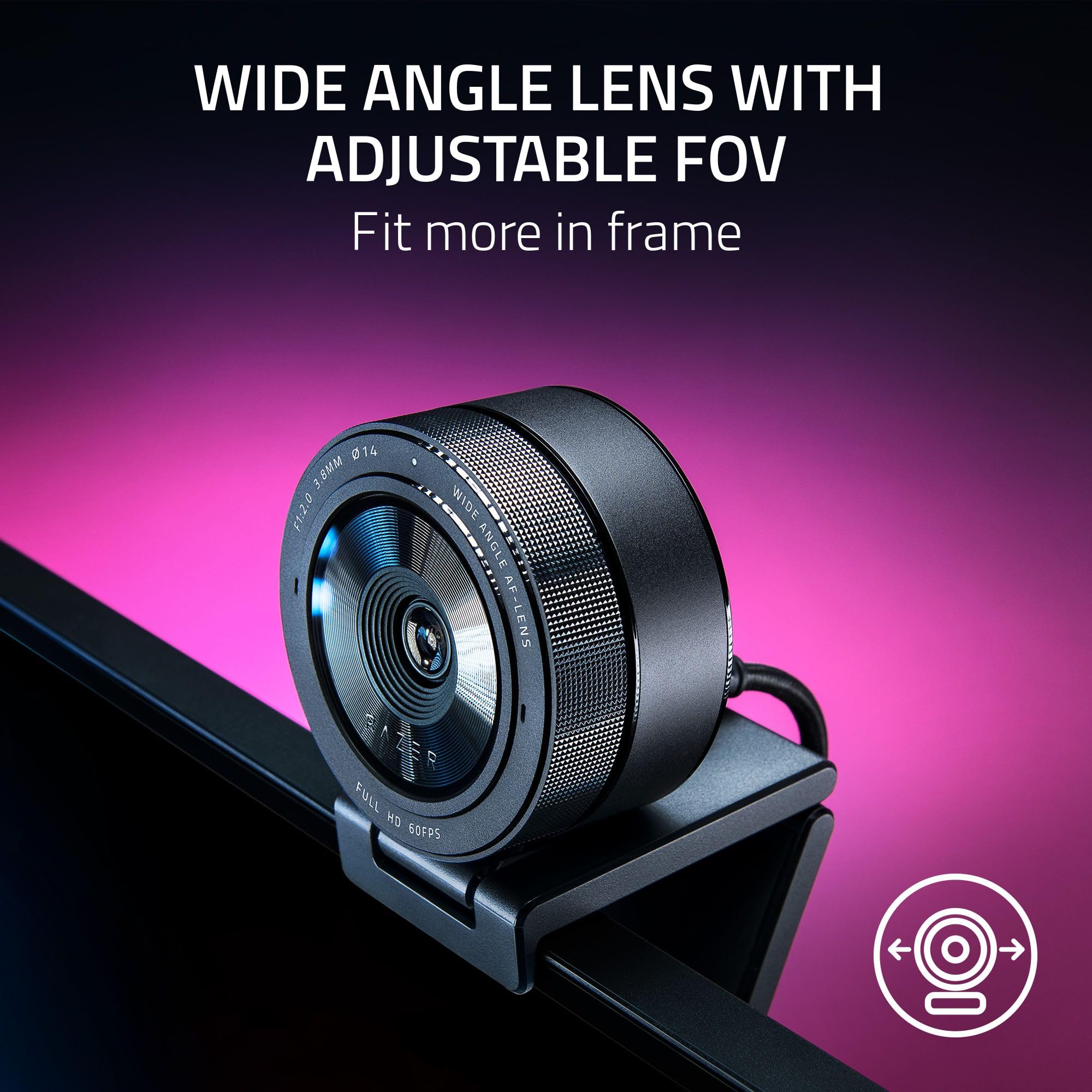 Amazon.co.jp: Razer Kiyo Pro ウェブカメラ ストリーミング、ゲーム