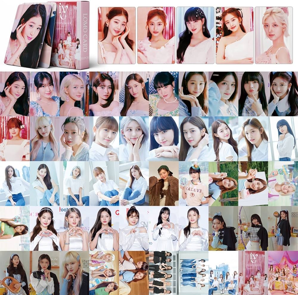 Amazon.co.jp: IVE LOMOカード 54枚セット トレカ フォトカードセット