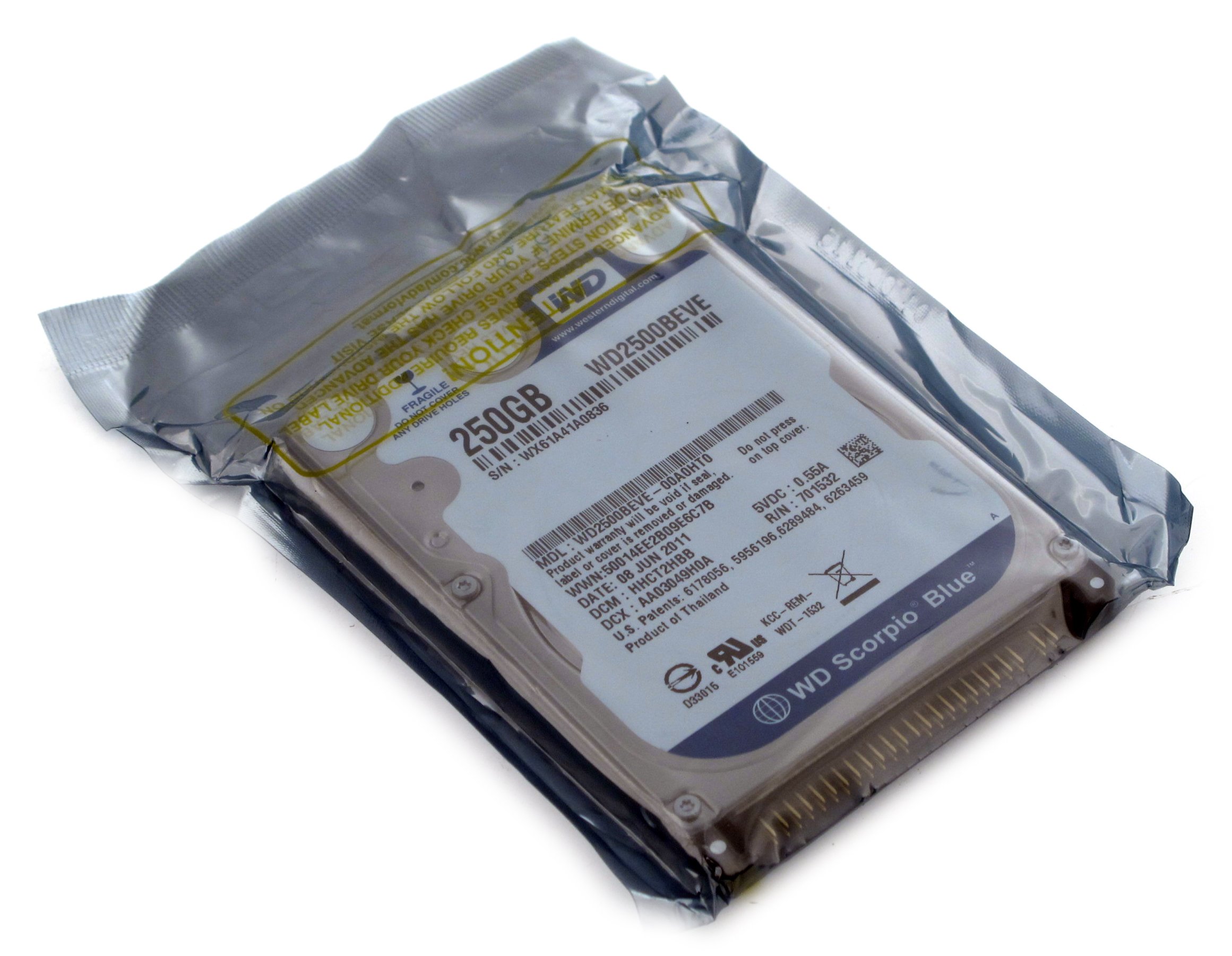 Amazon.com: Western Digital Scorpio Blue WD2500BEVE Hard Drive