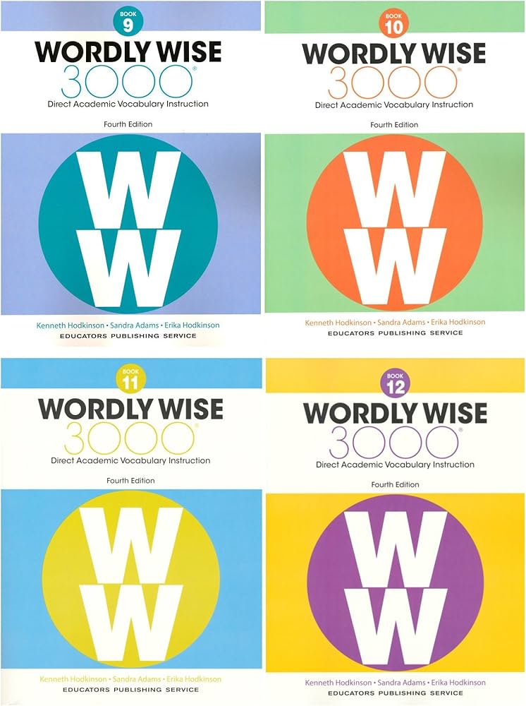 Wordly Wise 3000® 4th Edition 4 Books SET: Book 9-12 (Direct