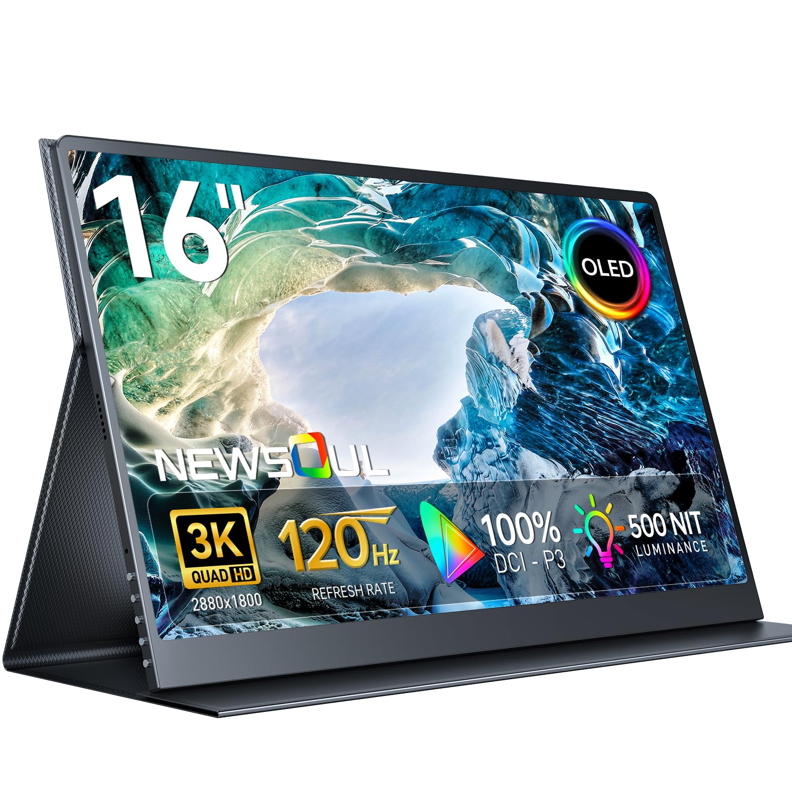 Amazon.co.jp: Newsoul OLED ポータブルモニター 16インチ 3K