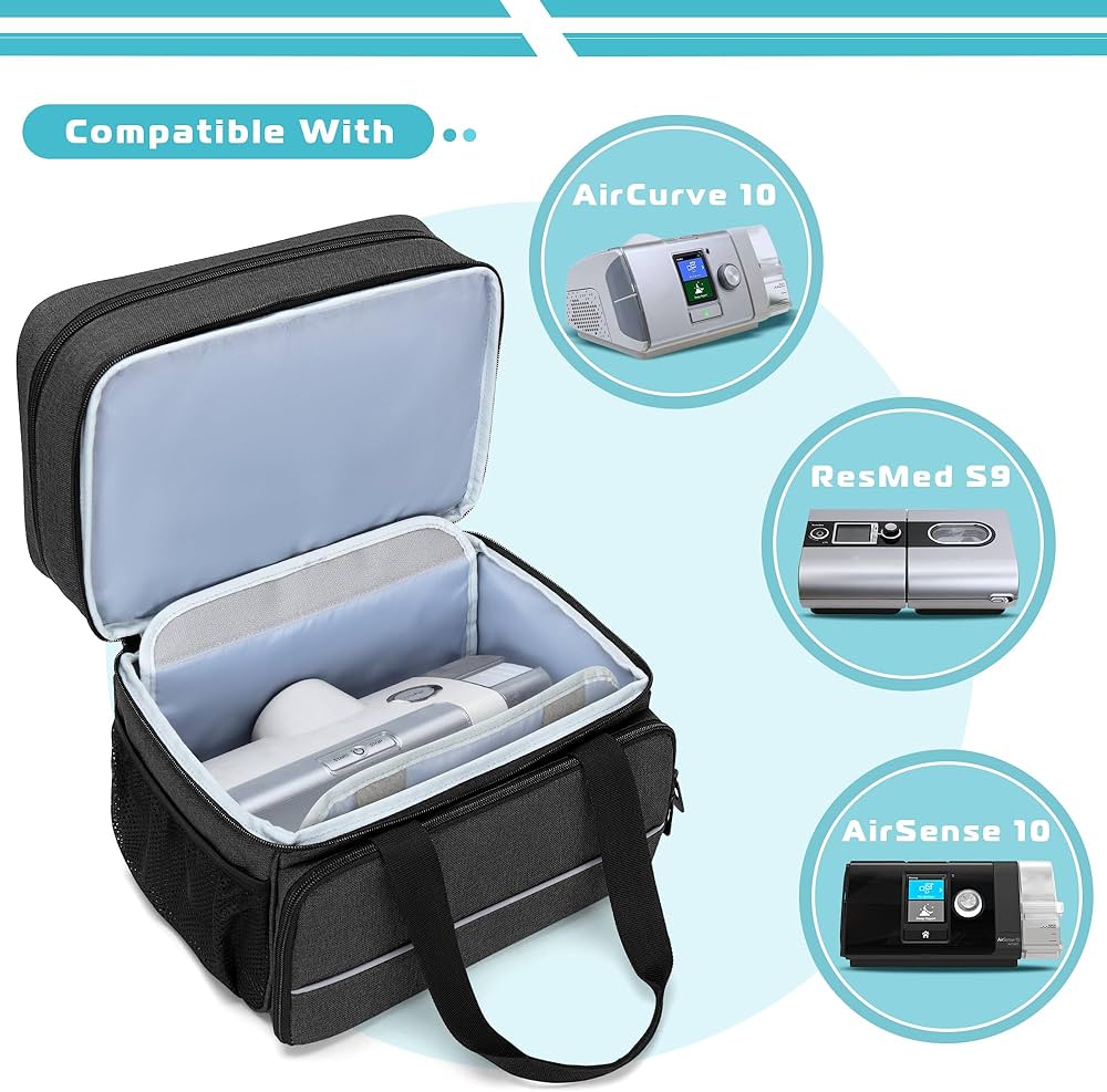 Amazon.com: CURMIO CPAP Machine Travel Carrying Case Compatible