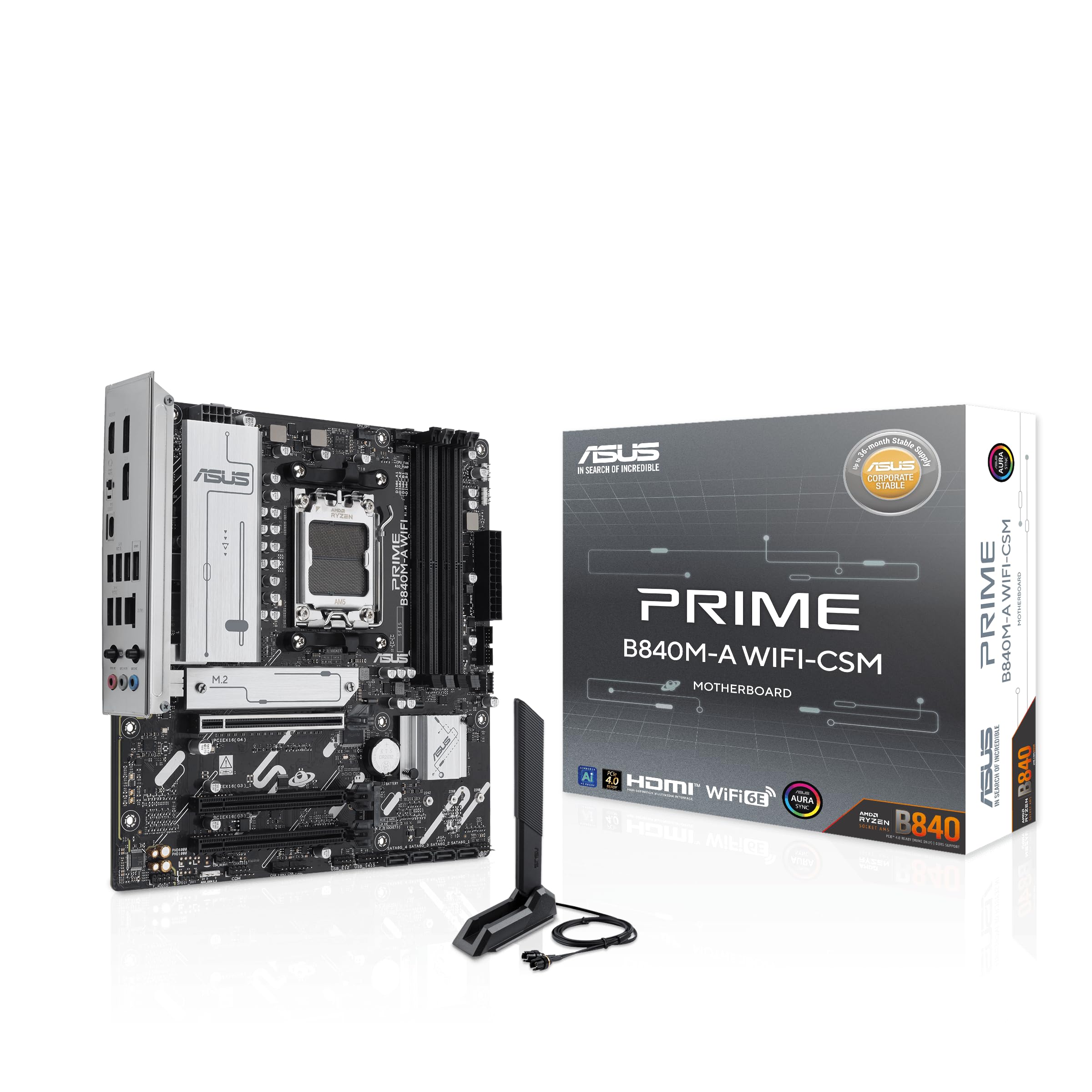 Amazon.com: ASUS Prime B840M-A WiFi-CSM AMD AM5 B840 mATX