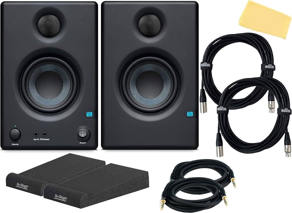Amazon | PreSonus Eris E3.5 2ウェイ 3.5インチ NearField Studio
