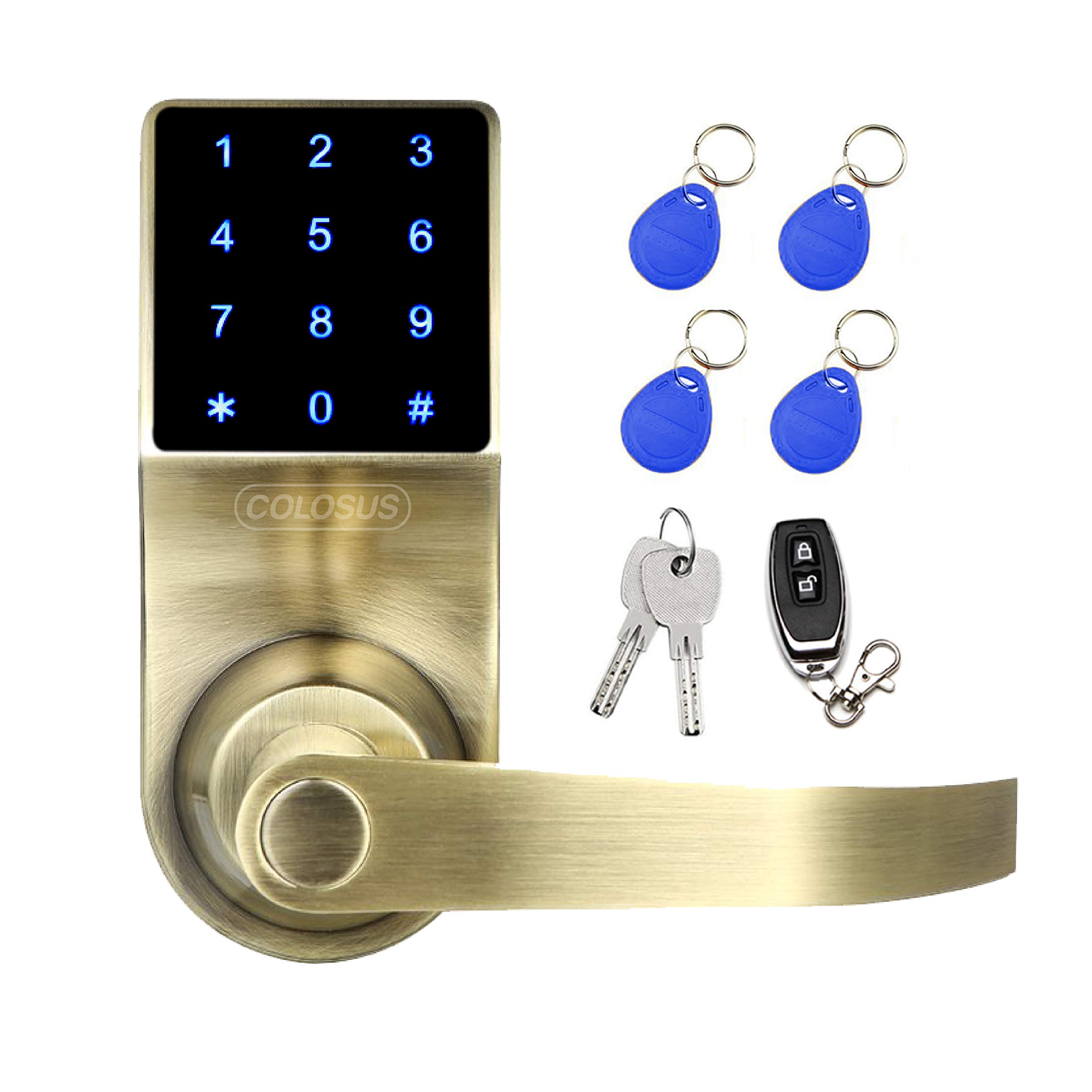 Amazon.com: COLOSUS NDL319 Electronic Trusted Digital Keyless Door