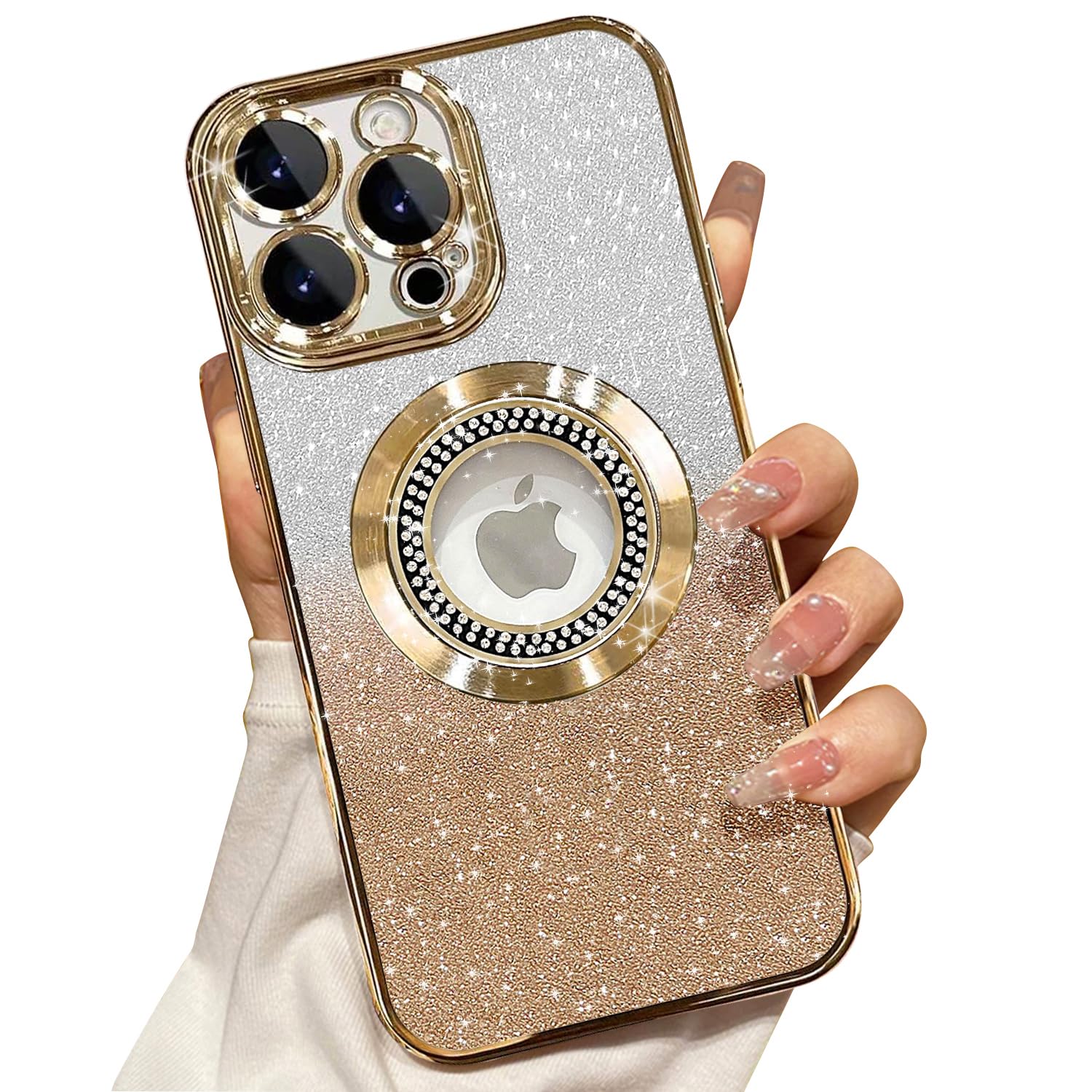 Amazon.com: Misscase for iPhone 13 Pro Max Magnetic Glitter Case