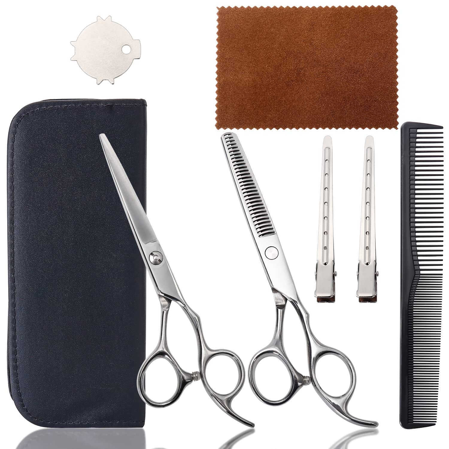 Amazon.co.jp: 【プロ美容師が推薦 】すきばさみ 散髪 はさみ 髪切り