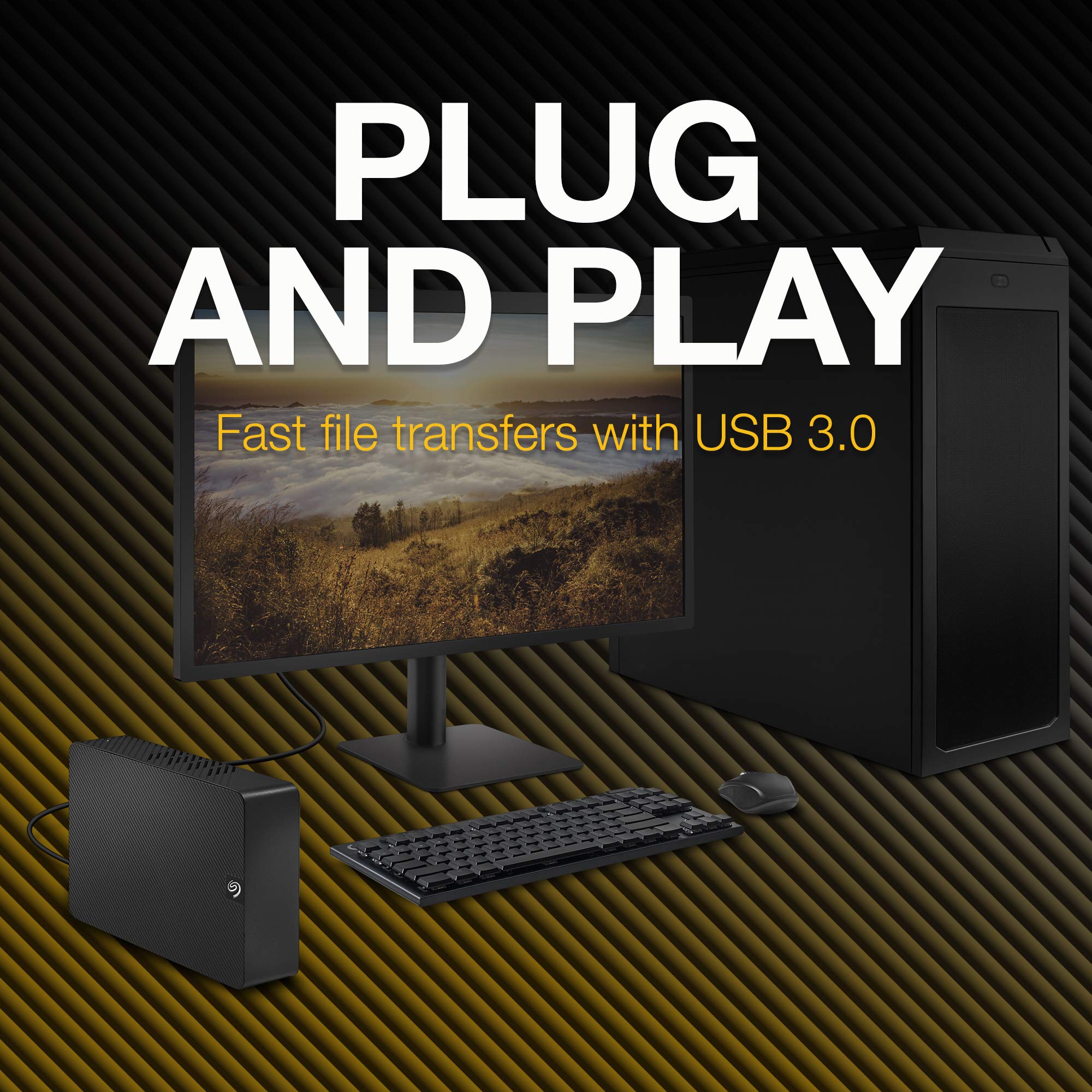 Amazon | Seagate (シーゲイト) Expansion (エクスパンション) 16TB 外