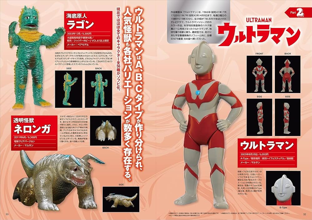 Amazon.co.jp: ウルトラ怪獣レトロソフビコレクション (サンエイムック