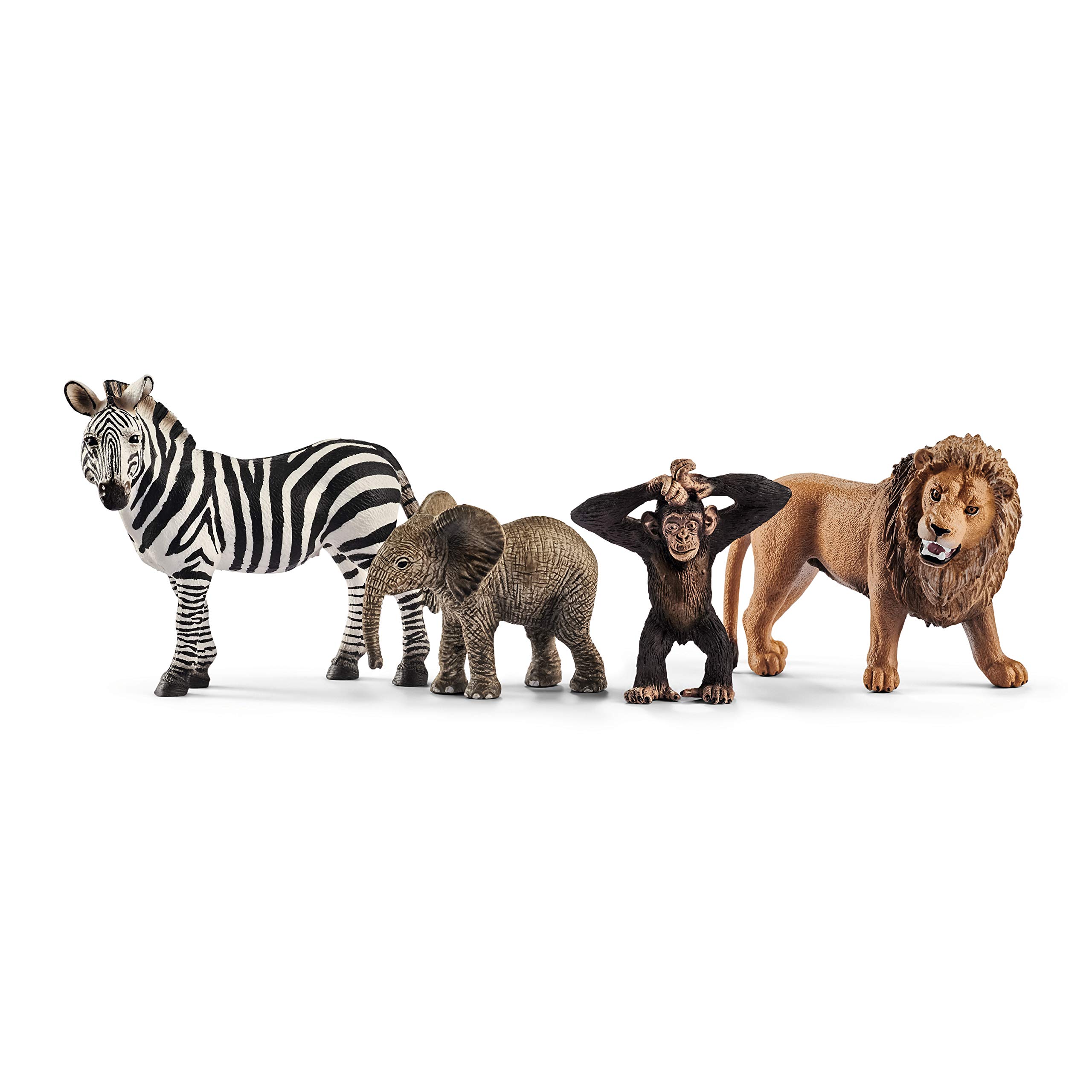 Amazon.com: Schleich Wild Life, Animal Figurines, 4-Piece Toy