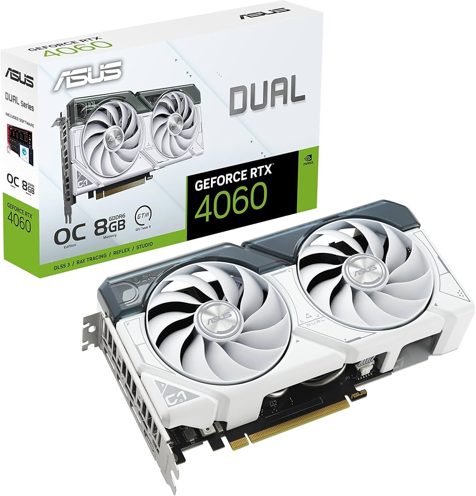 Amazon | ASUS Dual GeForce RTX™ 4060 OC ホワイトエディション 8GB