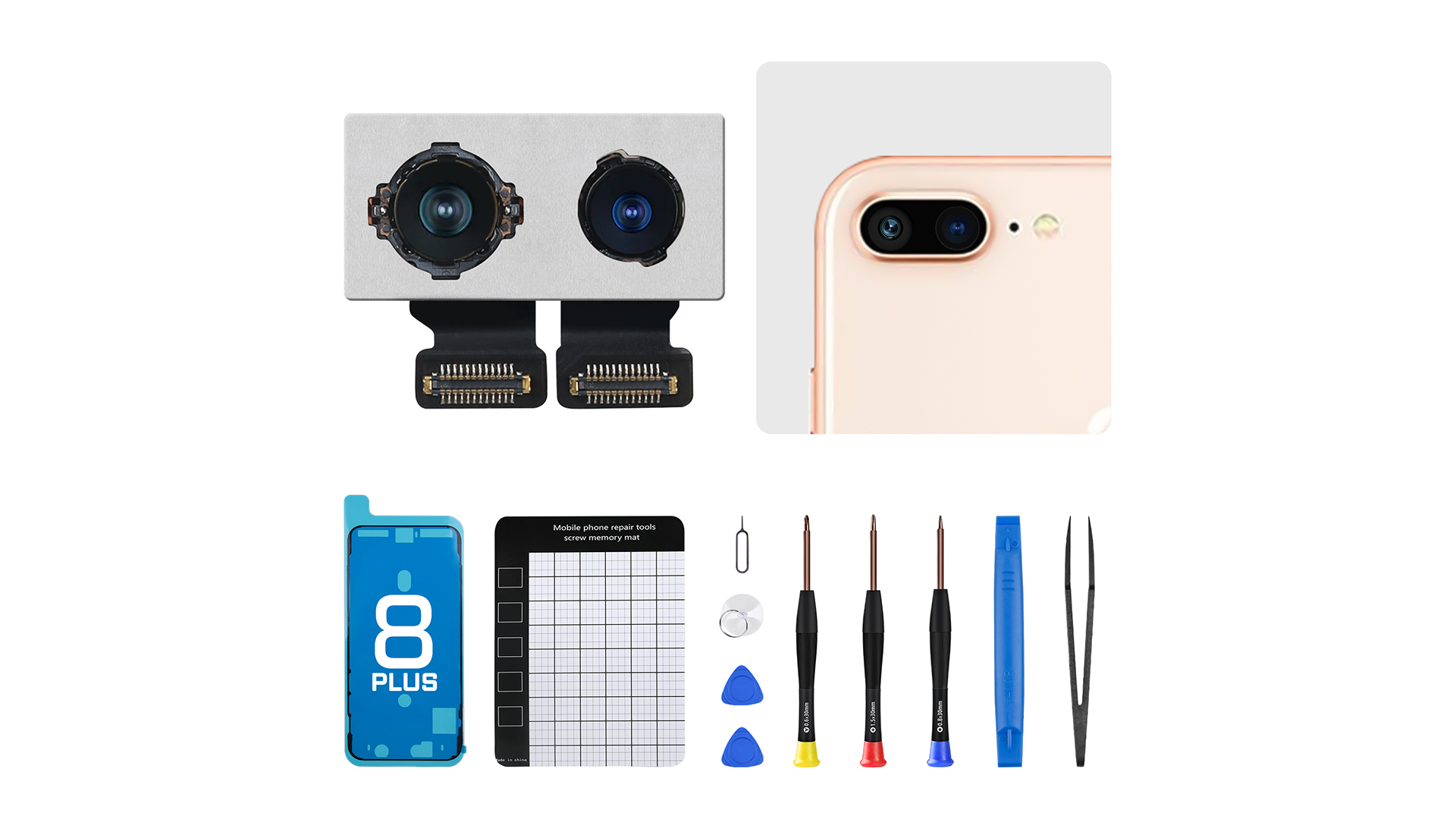 Amazon.com: DGSCSMY for iPhone 8 Plus Back Camera Replacement OEM