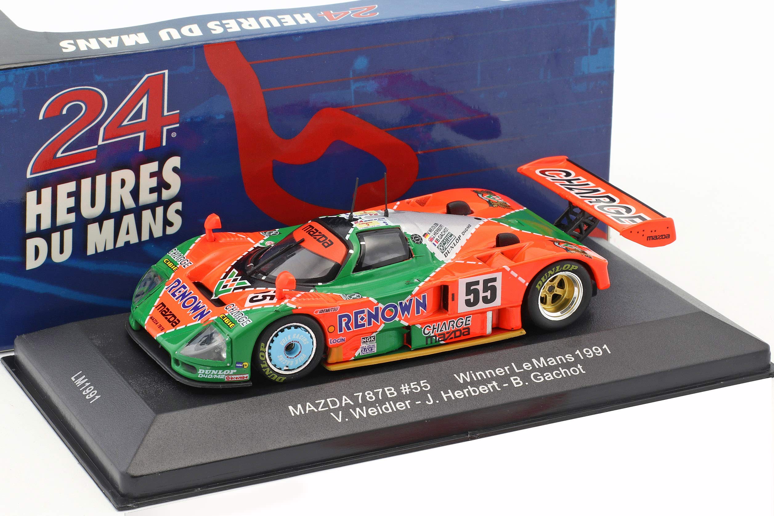 Amazon | ixo/イクソ マツダ 787B RENOWN 91 ル・マン 優勝 No55 1/43
