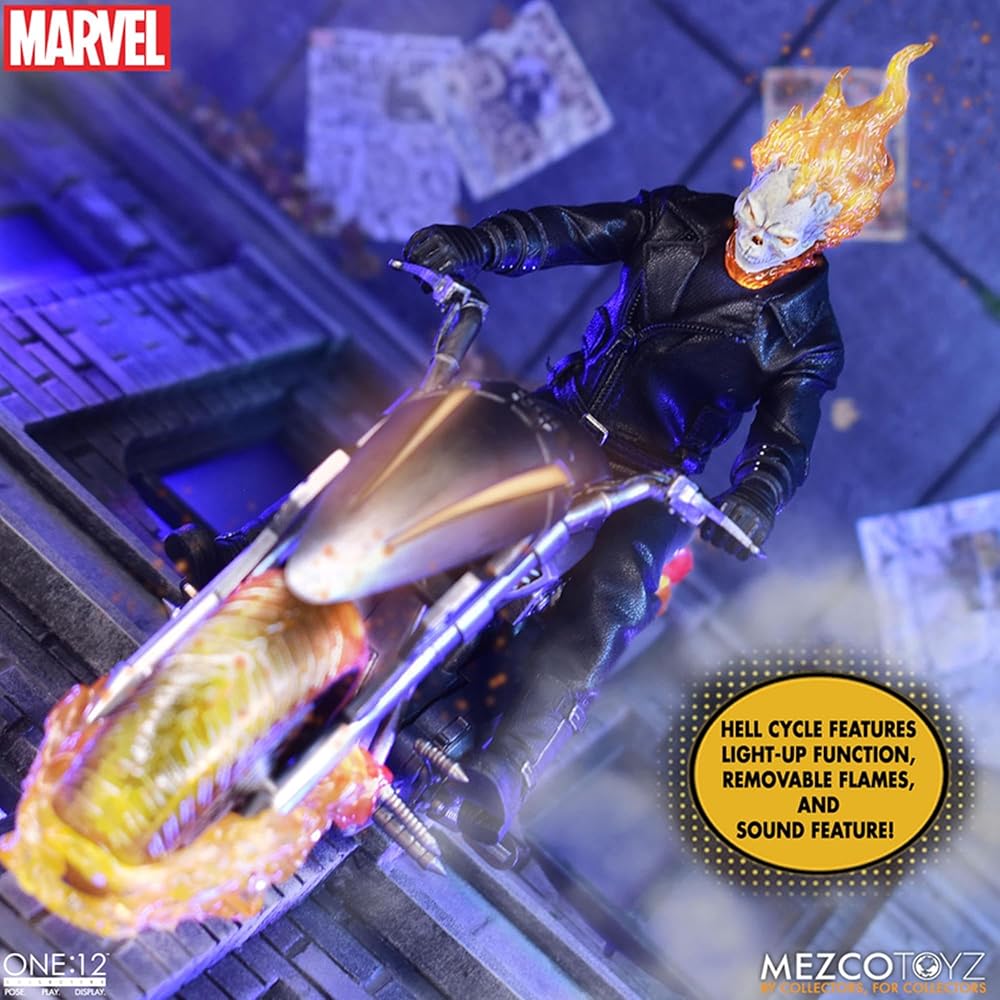 Amazon.com: Ghost Rider One:12 Collective : Toys & Games