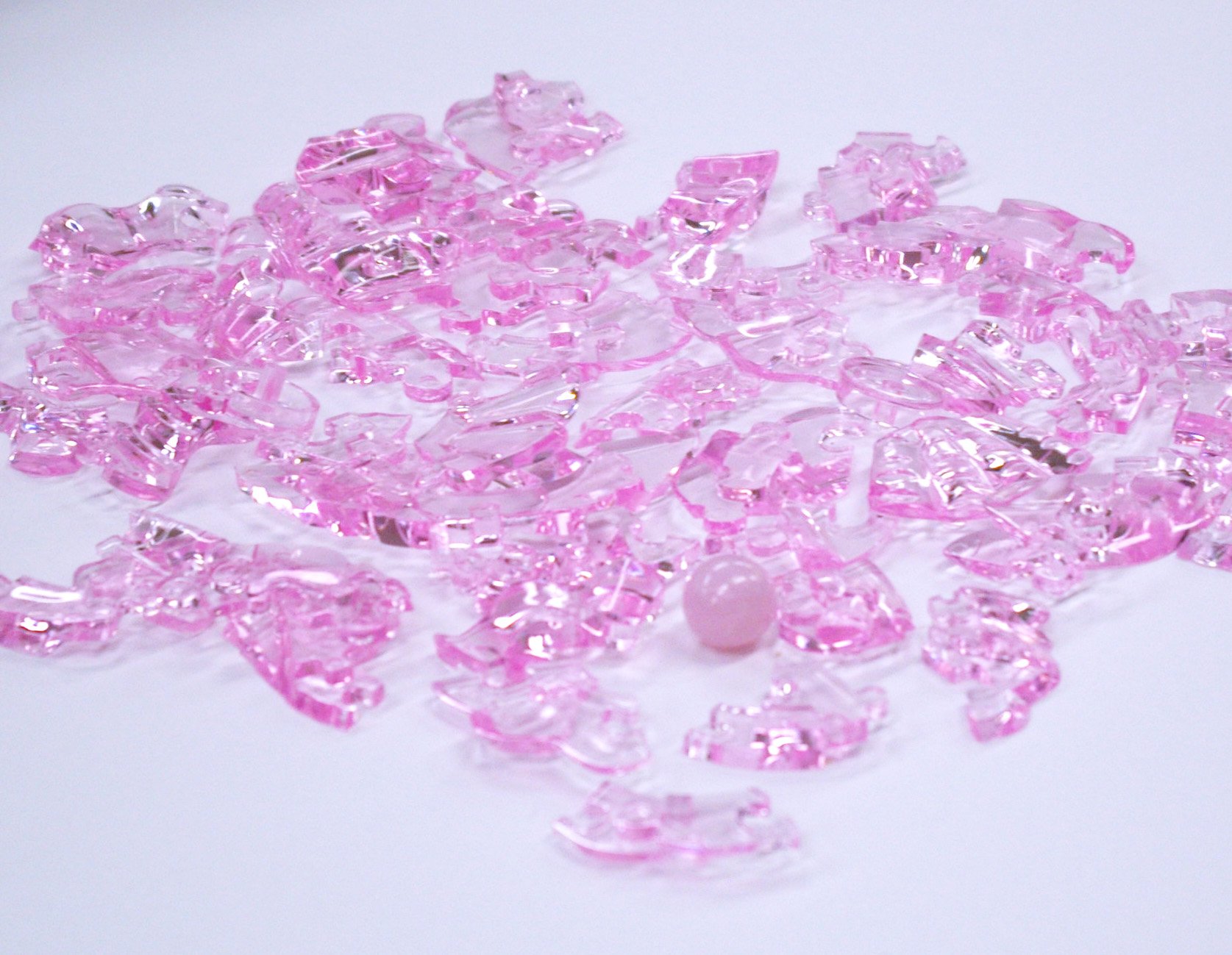 Amazon | クリスタルパズル 47ピース パールシェル ピンク 50139