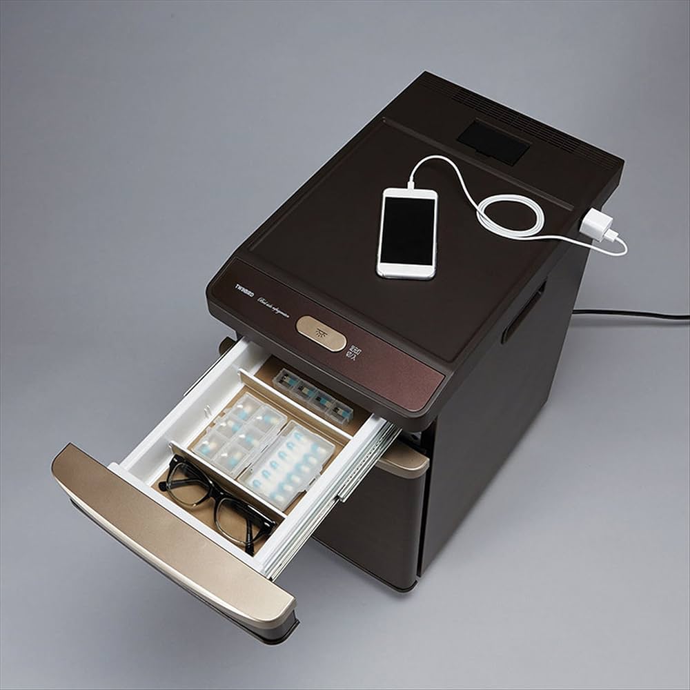 Amazon.co.jp: HR-D282BR [ベッドサイド冷蔵庫 ブラウン] : ホーム