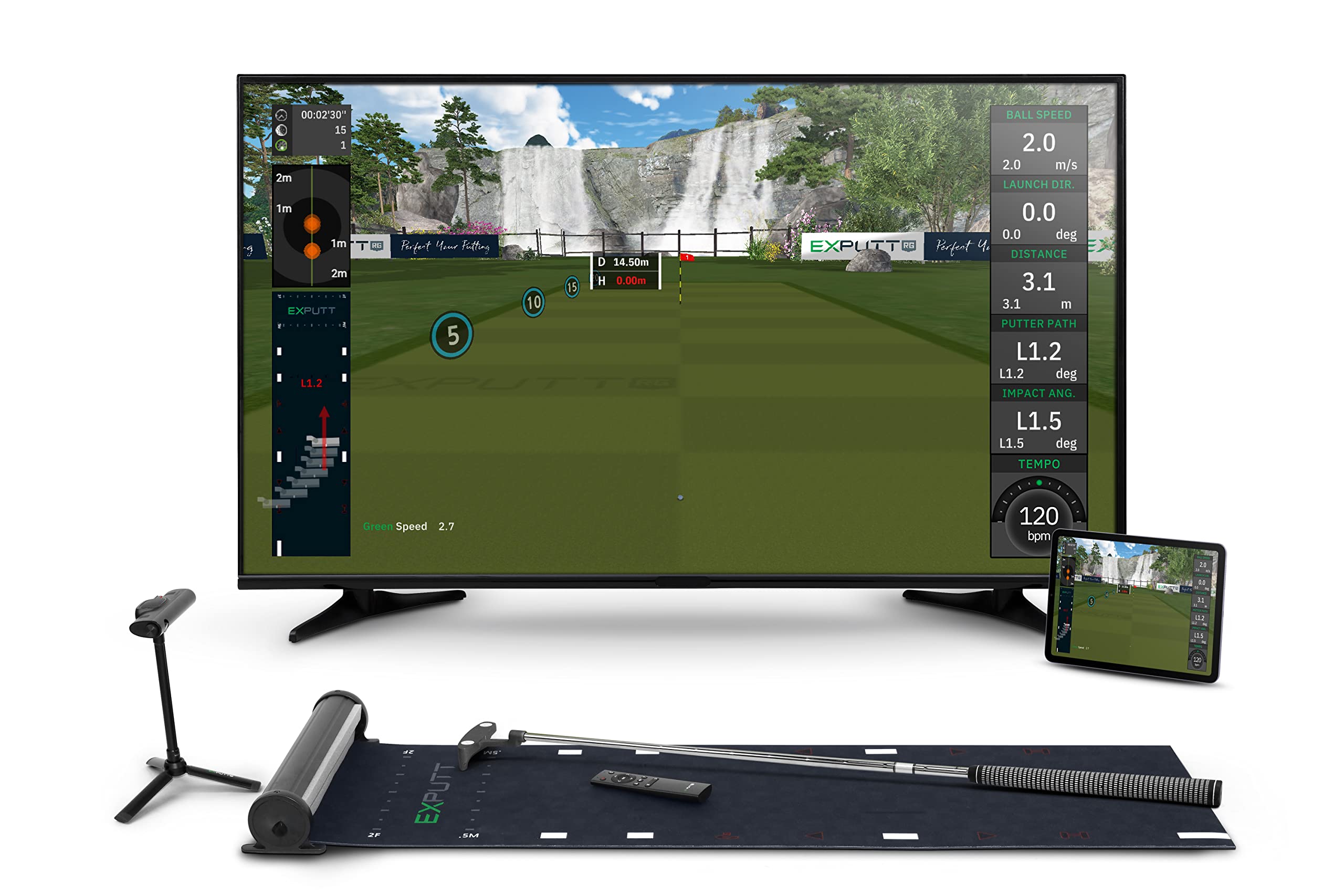 ExPutt EX500D Pro Golf Putting Simulator, Home Golf Simulator