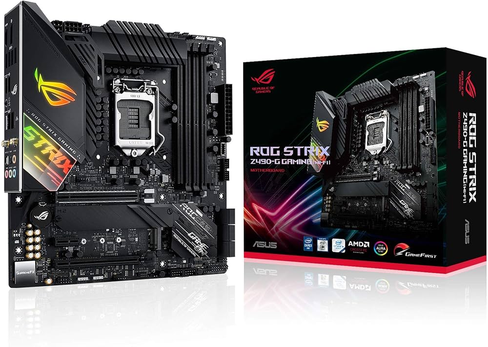 Amazon | ASUS ROG STRIX Z490-G GAMING（WiFi 6）LGA 1200 Intel Z490