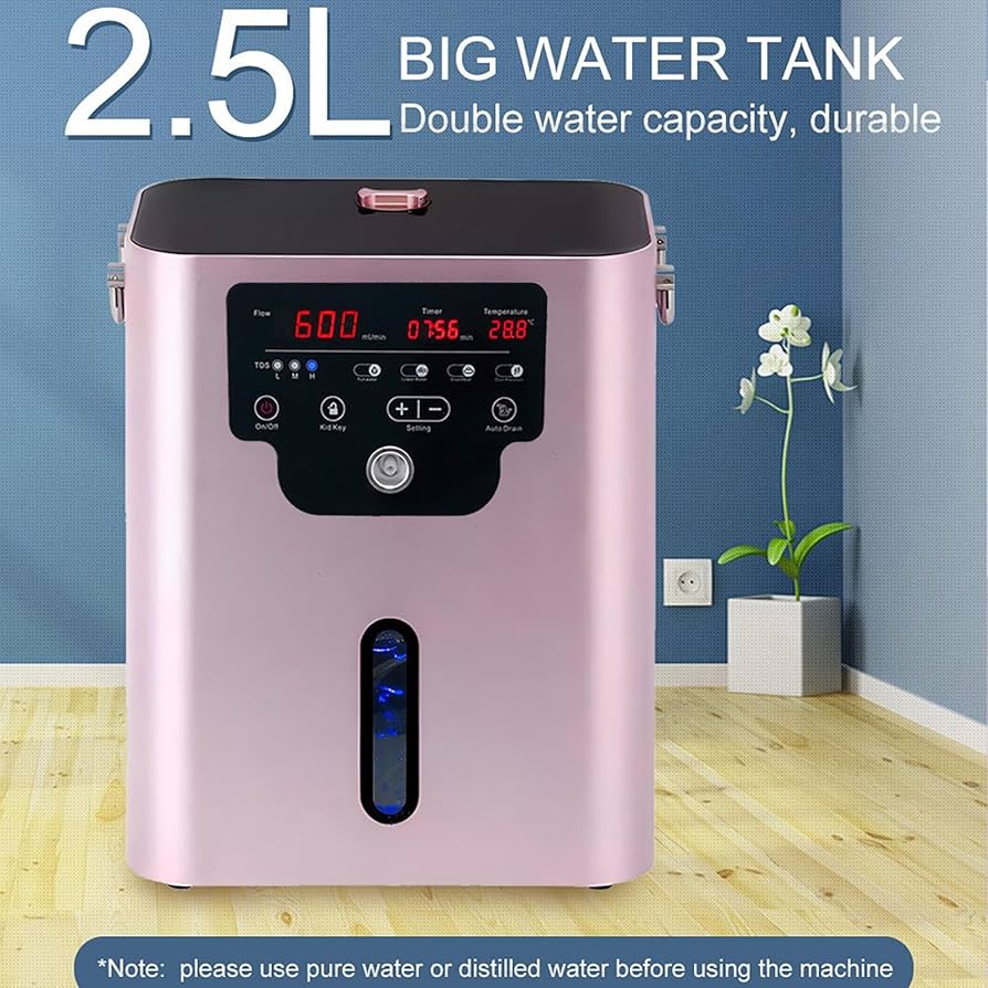Amazon｜水素吸入機、水素発生器イオナイザー浄化LEDスクリーン付き
