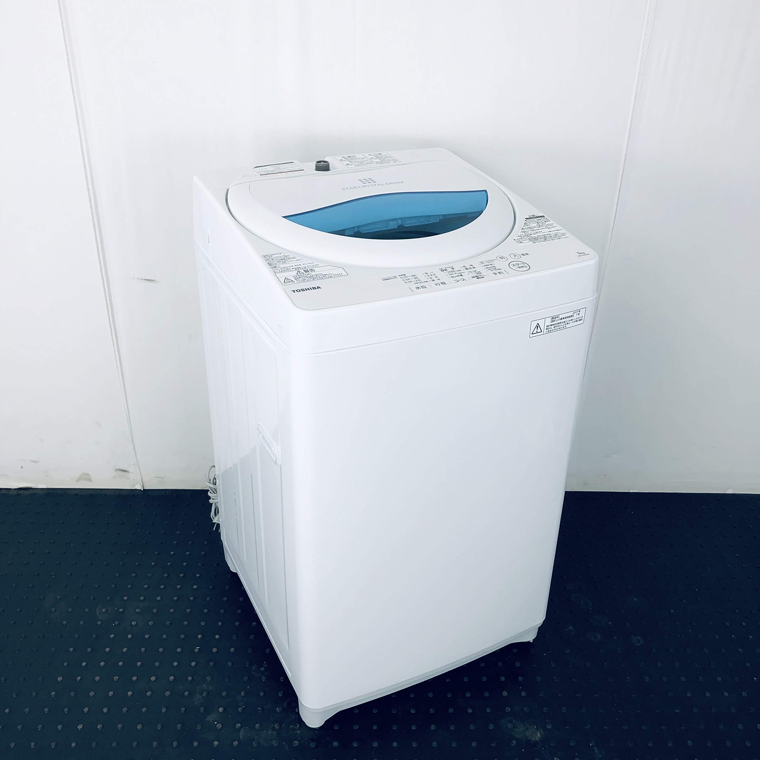 Amazon | 東芝 全自動洗濯機 5kg ステンレス槽 グランホワイト AW-5G5