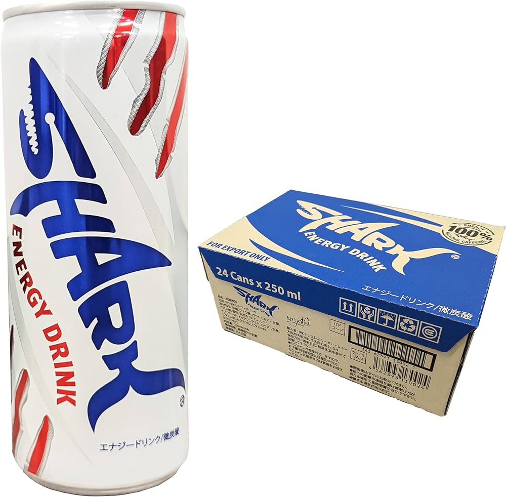 Amazon.co.jp: シャークエナジー 250ml×24本 [エナジードリンク] SHARK