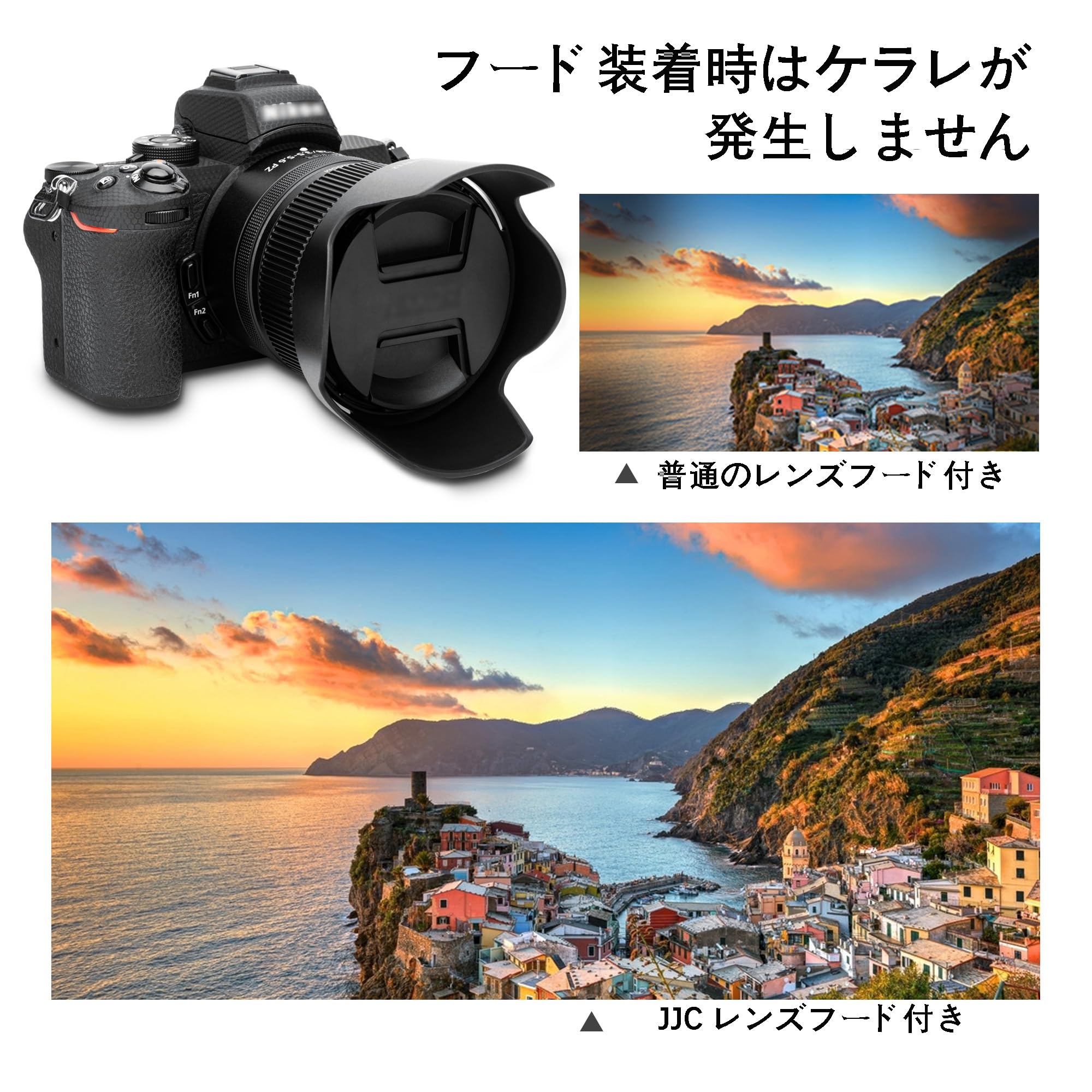 Amazon | JJC HB-112 レンズフード 可逆式 Nikon NIKKOR Z DX 12-28mm