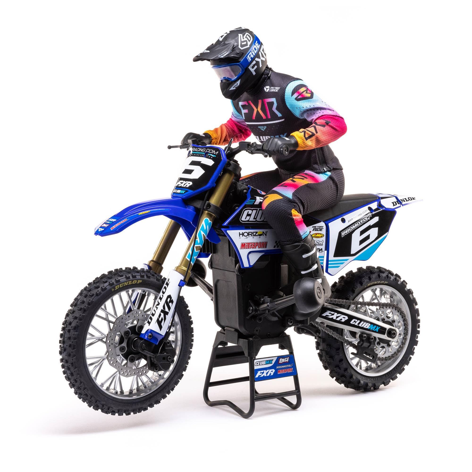 Amazon | Losi RC Motorcycle Promoto-MX 1/4 オートバイ すぐに使える