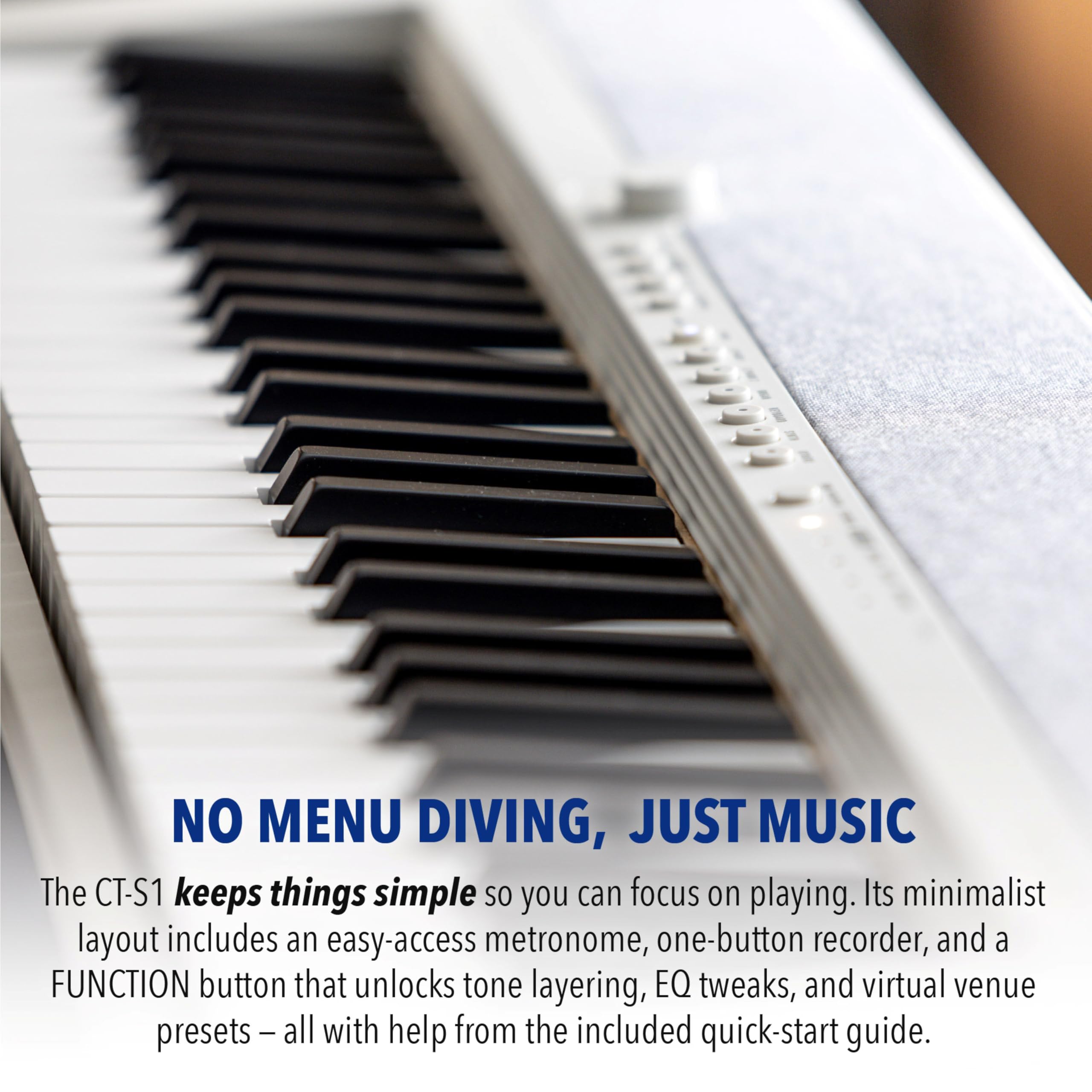 Amazon.com: Casio Casiotone CT-S1 – 61-Key Touch-Sensitive Retro