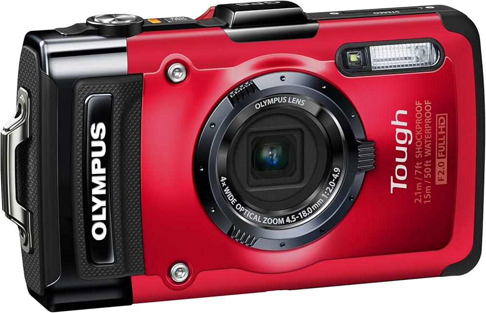 Amazon | OLYMPUS デジタルカメラ STYLUS TG-3 Tough レッド 1600万