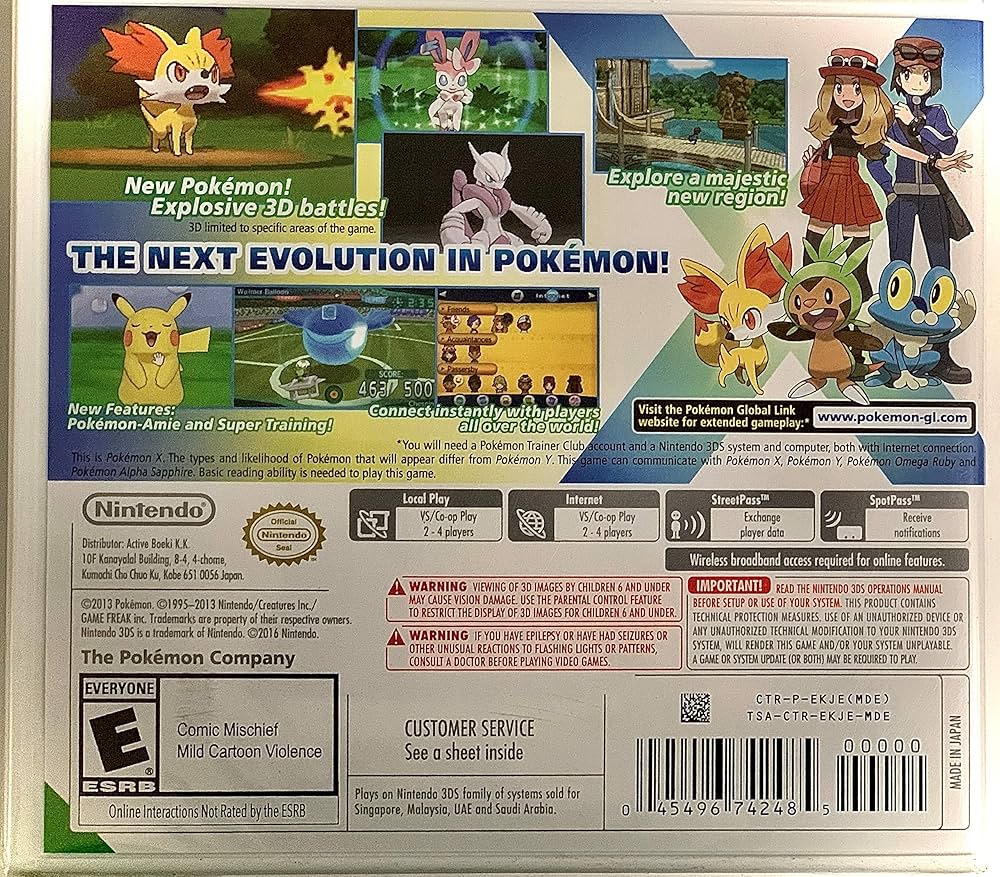 Amazon.com: 3DS Pokemon X - World Edition : Video Games