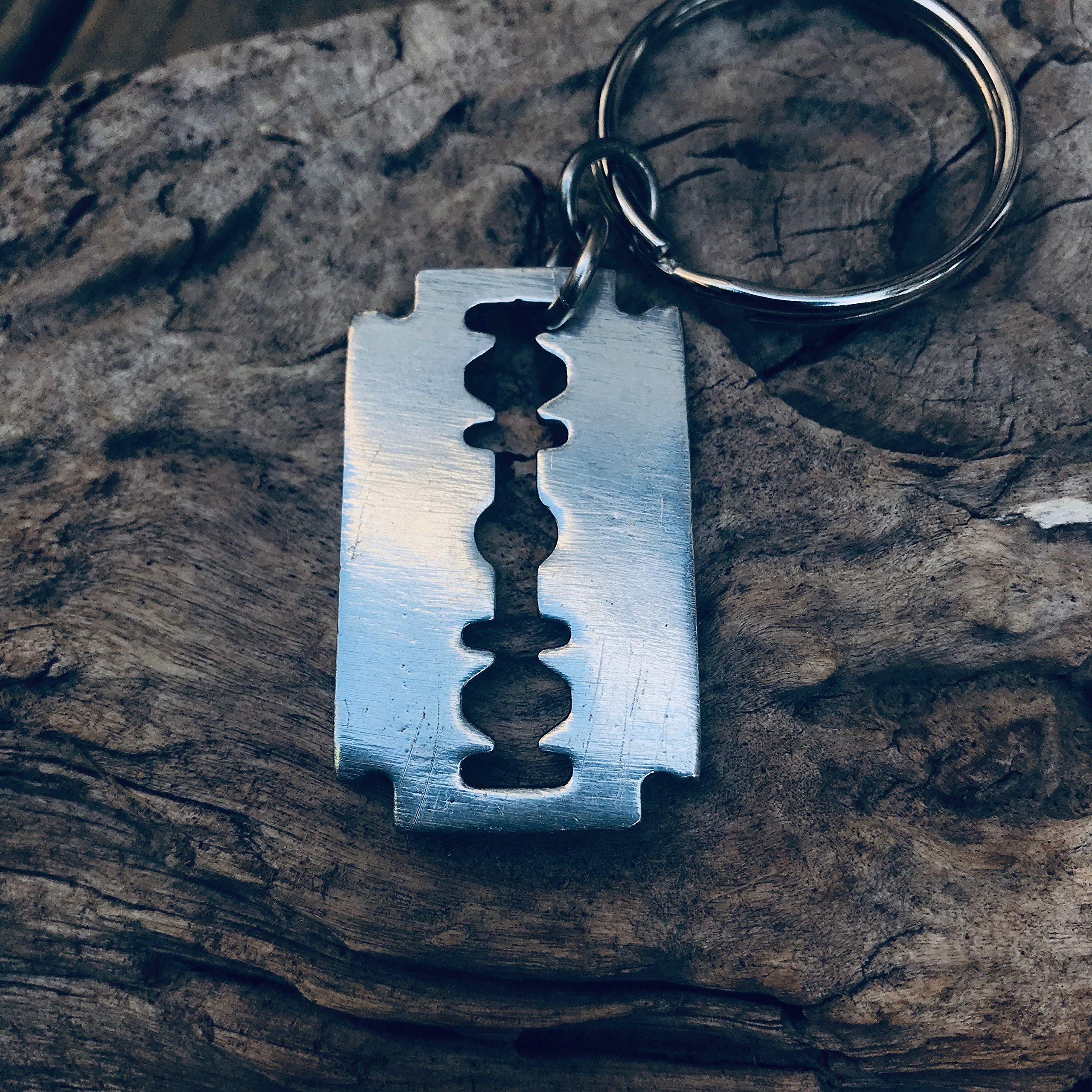 Amazon.co.jp: Trilogy Jewelry ピューター フェイク カミソリブレード