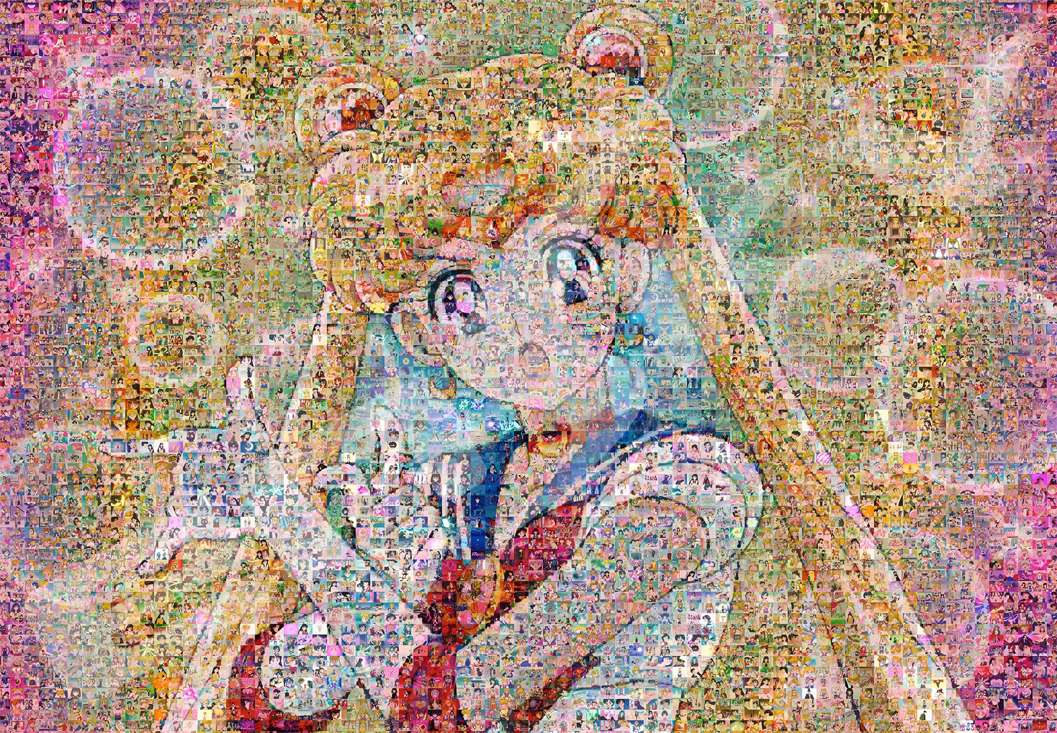 Amazon.com: ensky Jigsaw Puzzle - Sailor Moon: Mosaic Art 1000pcs