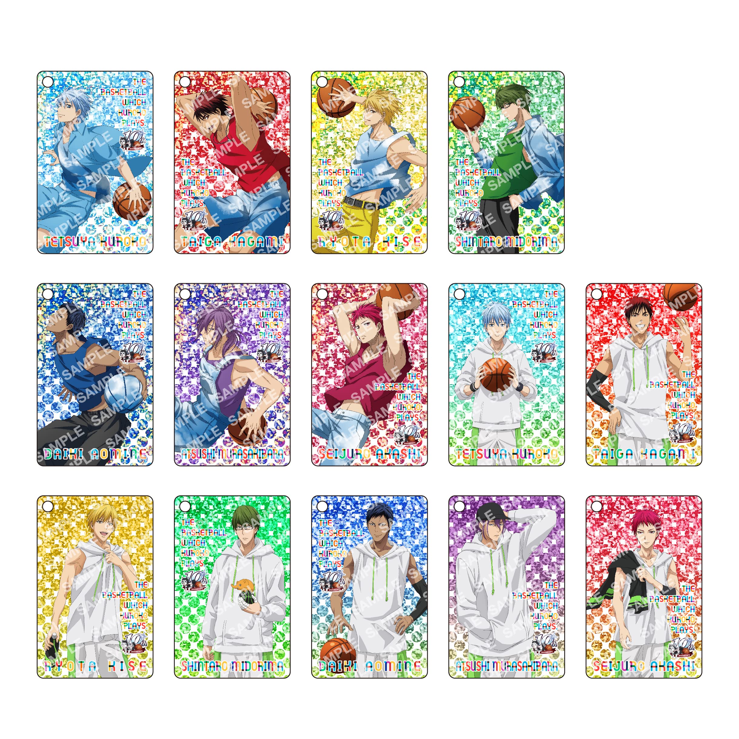 Amazon.co.jp: 黒子のバスケ ビジュアルカードキーホルダー