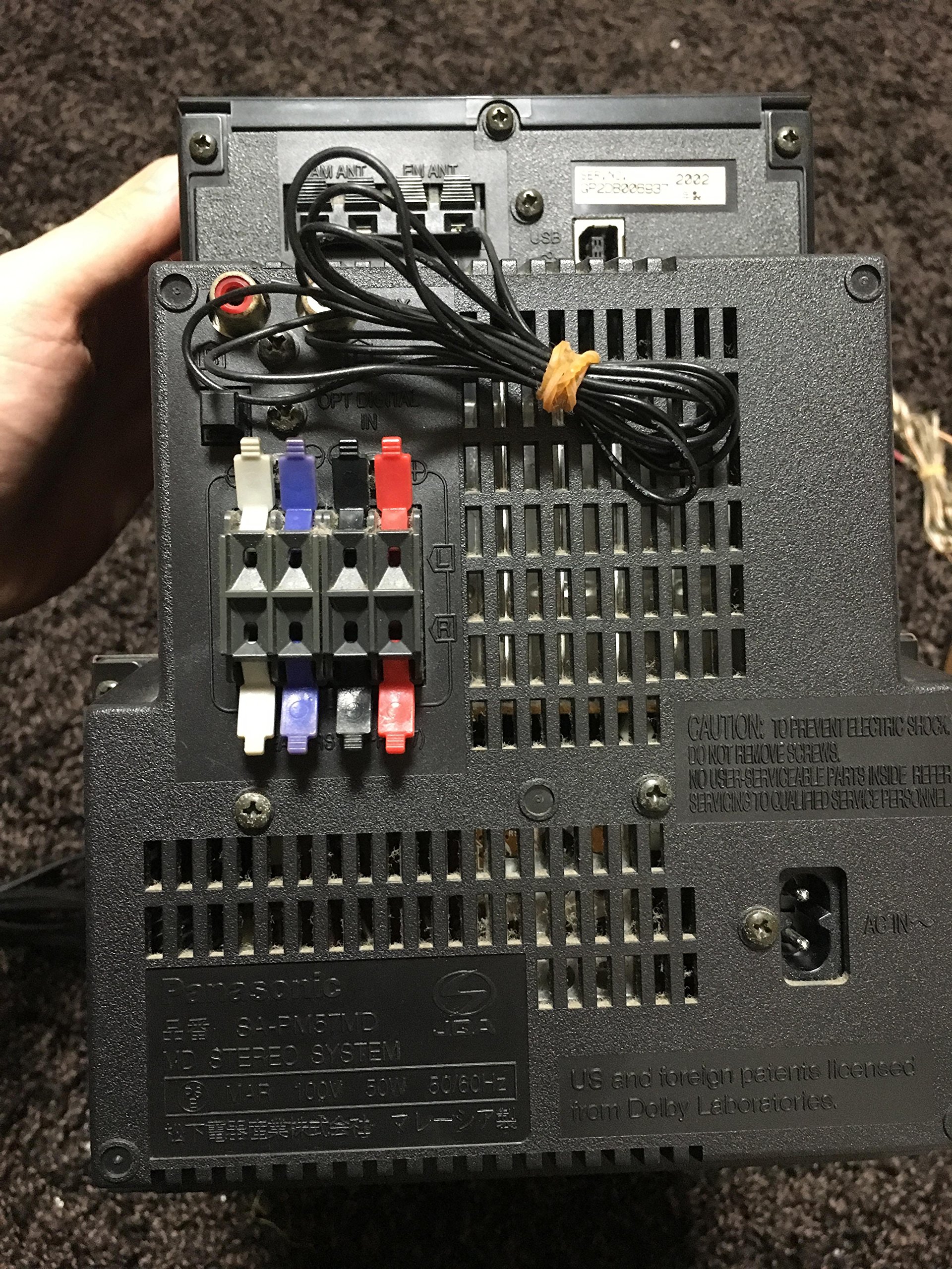 Amazon.co.jp: Panasonic パナソニック SC-PM57MD-S シルバー MD