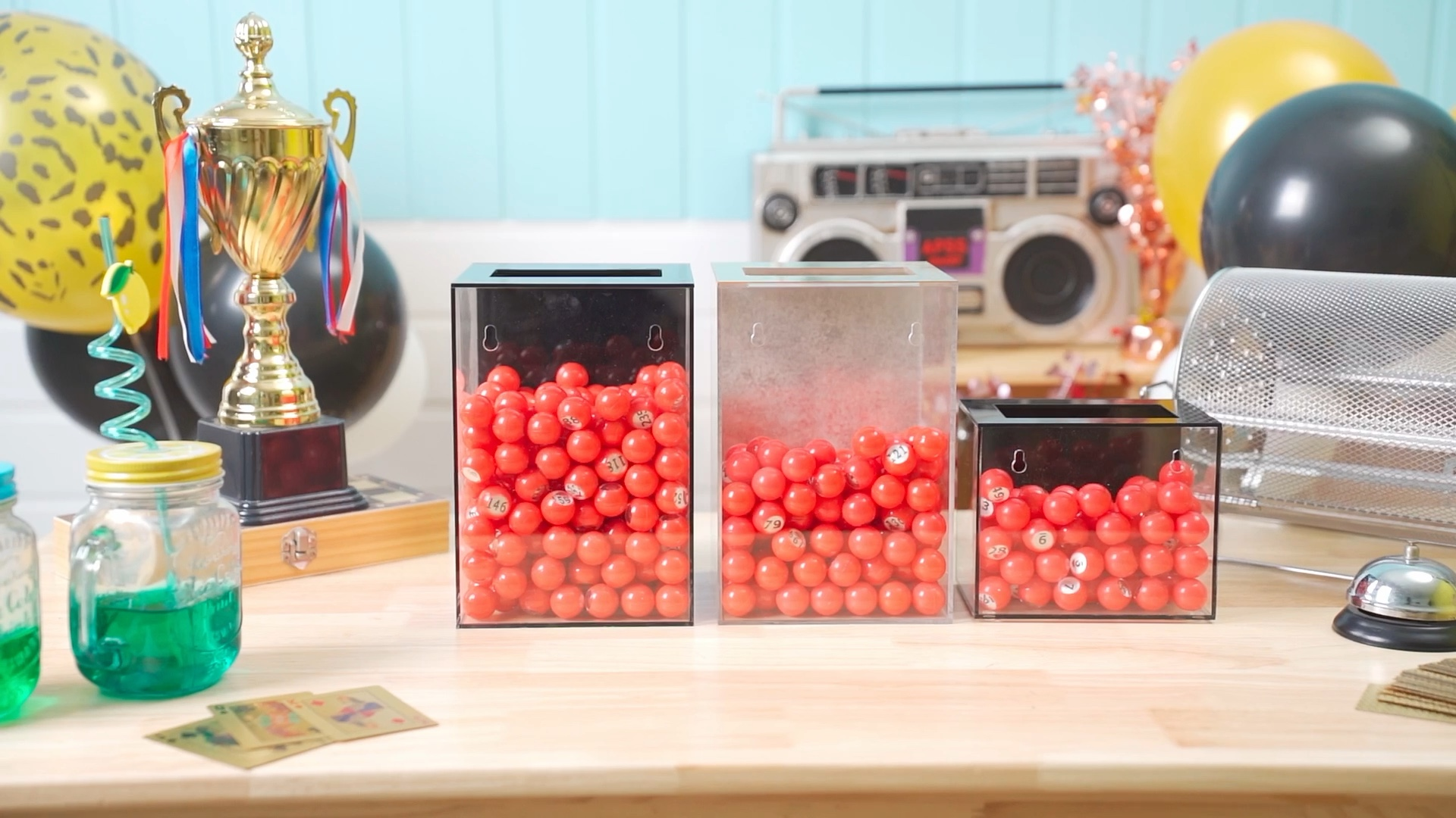 Amazon.com: Liliful 200-Piece Raffle Bingo Ball Set - Numbered 1