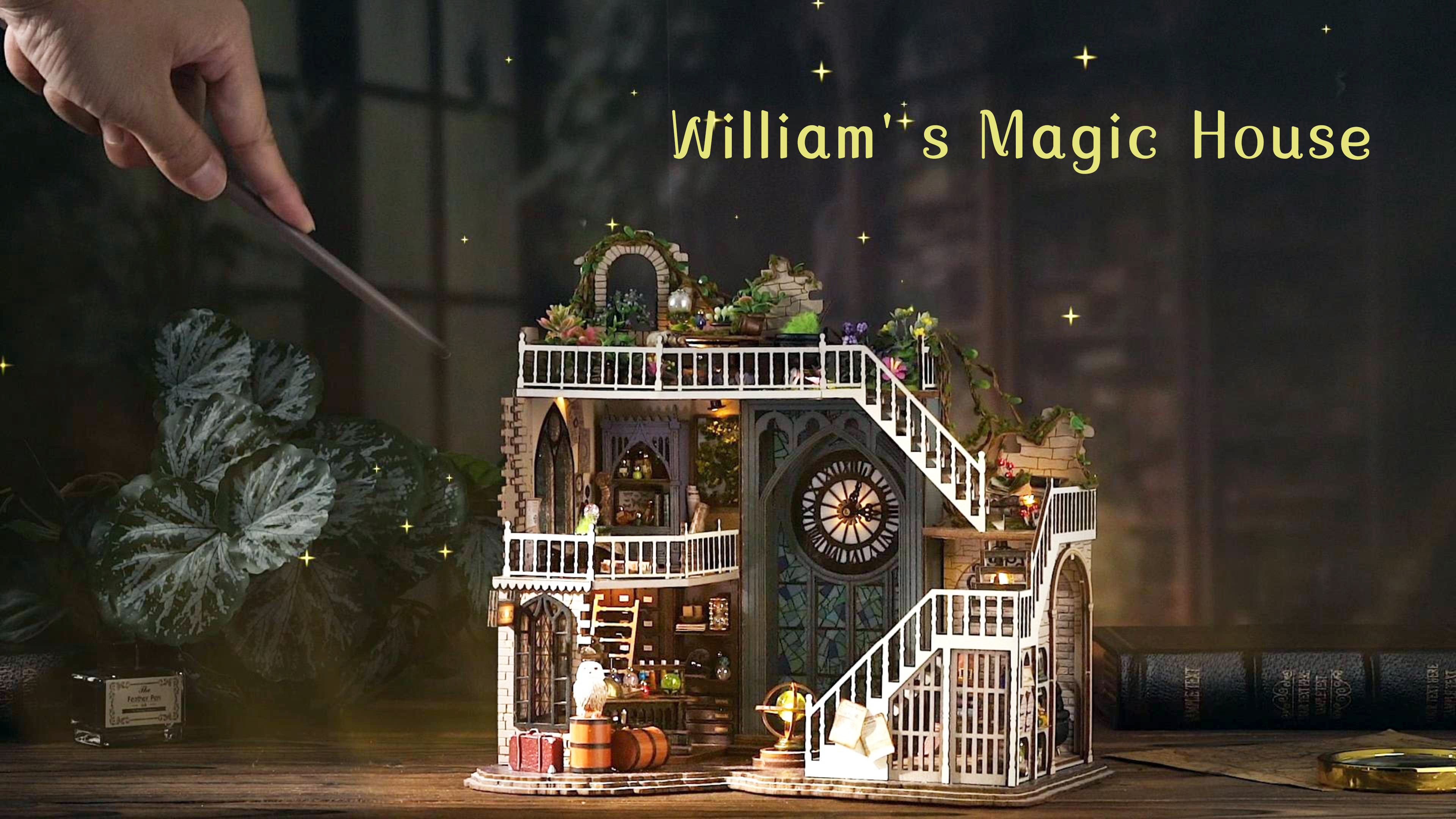 Amazon.com: Flever DIY Miniature House Kit, Tiny Home Kit with LED