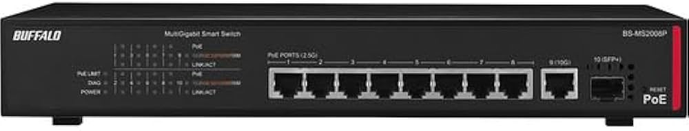 Amazon.co.jp: BUFFALO 法人向け PoE対応 マルチギガ