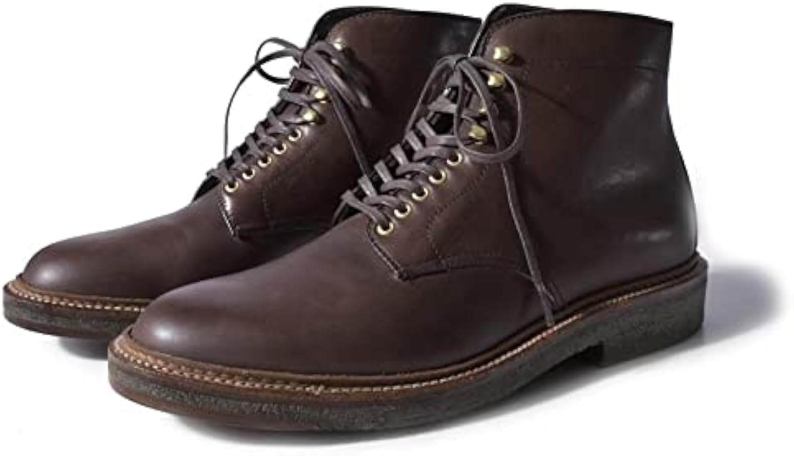 Amazon | [オールデン] 革靴 プレーン トゥ ブーツ PLAIN TOE BOOTS