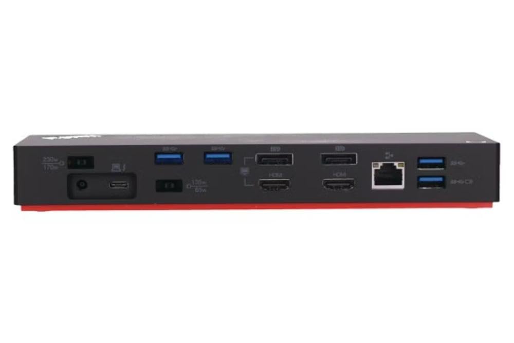 Lenovo USA ThinkPad Thunderbolt 3 Dock Gen 2 135W (40AN0135US