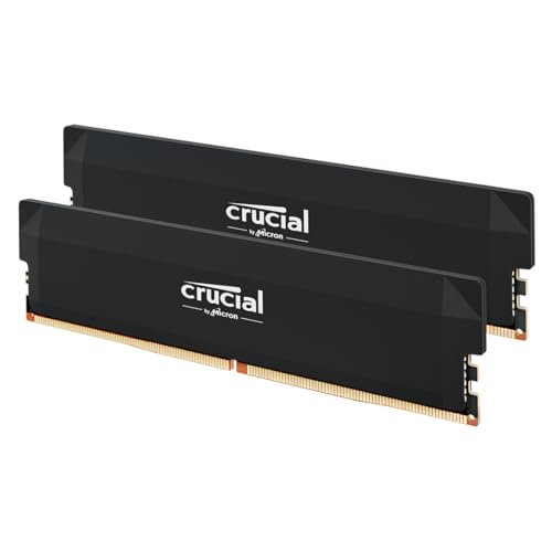 Crucial Pro DDR5 RAM 64GB Kit (2x32GB) 6400MHz CL40, Overclocking