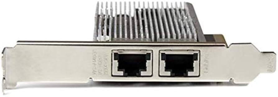 Amazon.com: StarTech.com 2-Port 10Gb PCIe NIC with Native Link