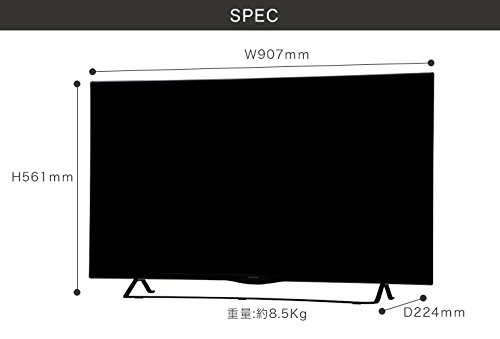 Amazon | simplus シンプラス 40V型 液晶テレビ 3波(地デジ・BS・110度